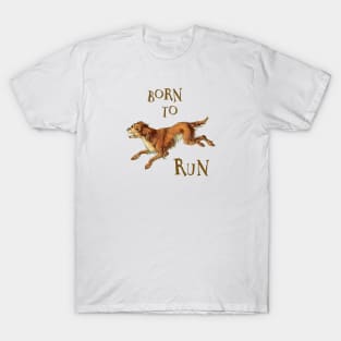 Dog Illustration with Text T-Shirt